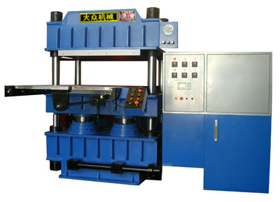 DZ-500T自动推出四柱硫化机